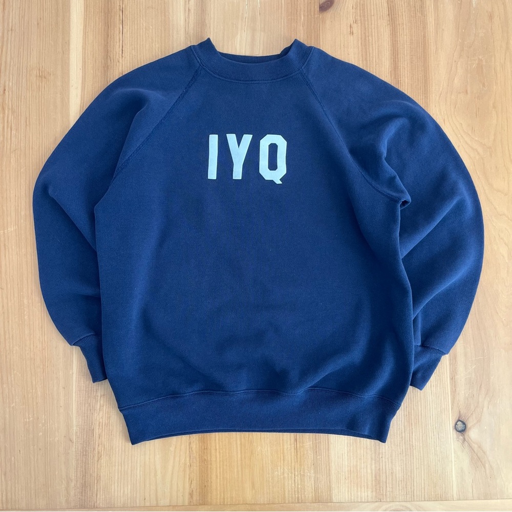 Vintage navy Hanes USA crewneck